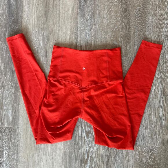 Old Navy Pants - Old-navy Women's Red Leggings Size small